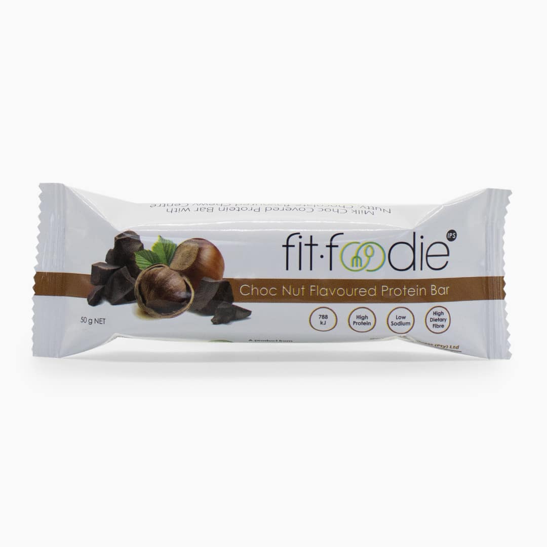 Wrapped Fit Foodie Choc Nut flavoured protein bar