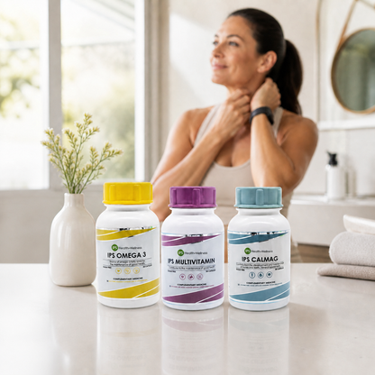Female Essentials Combo in a bright morning wellness routine