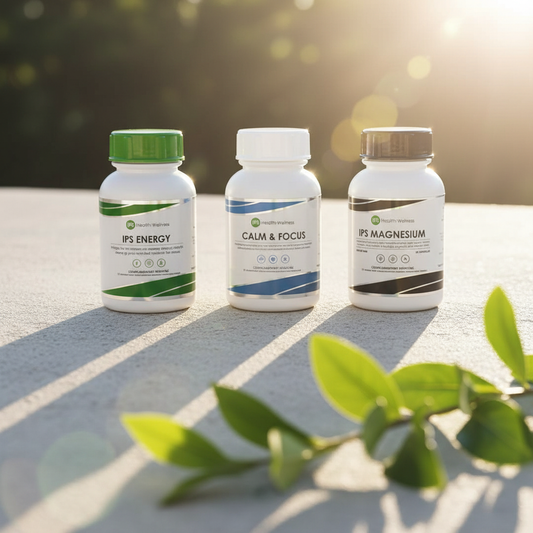 IPS Premium Energy Stack in morning sunlight