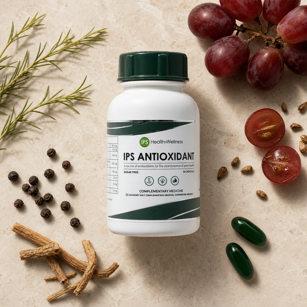IPS Antioxidant Flat Lay - Dark Green Capsules