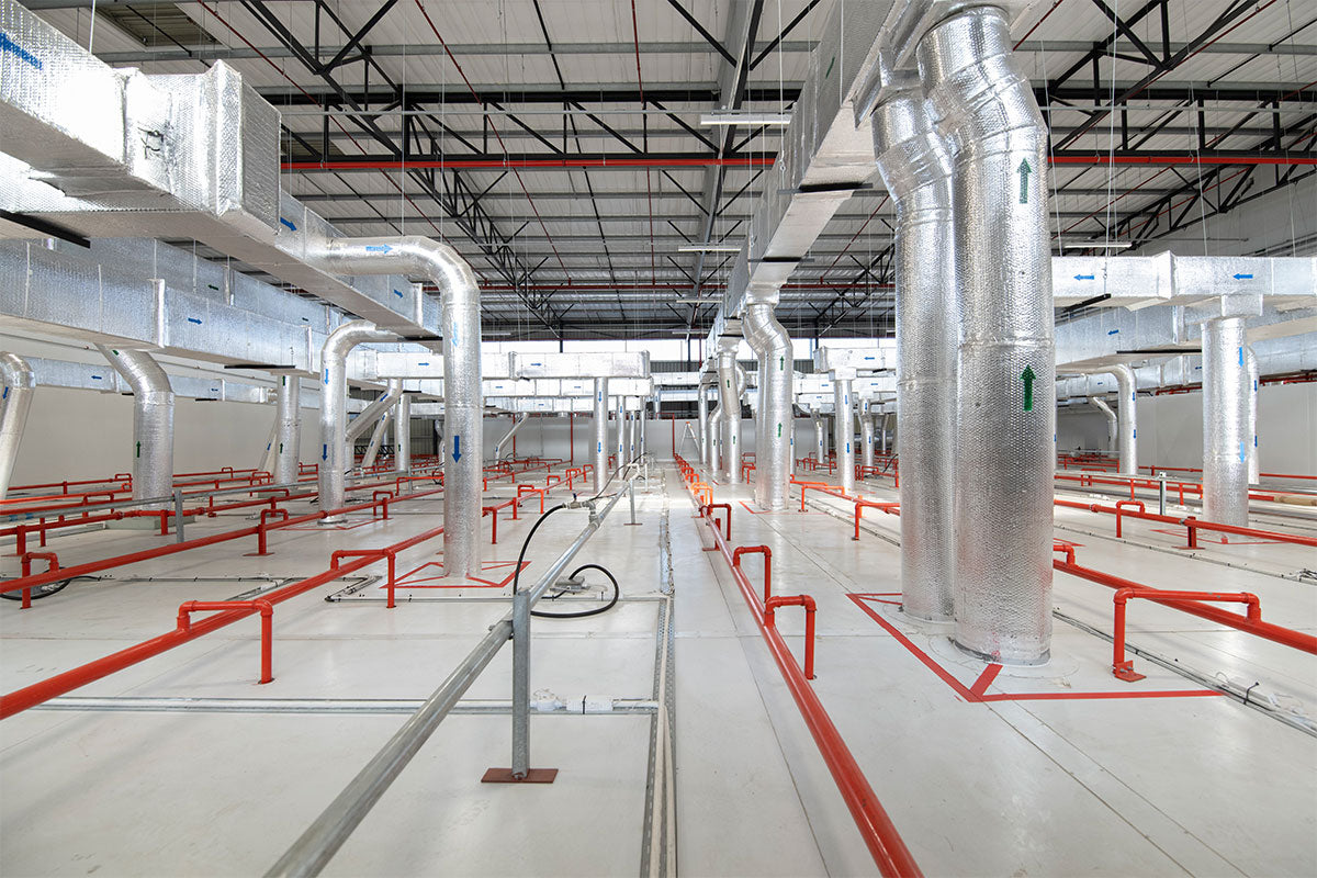 HVAC environmental control systems at the IPS facility
