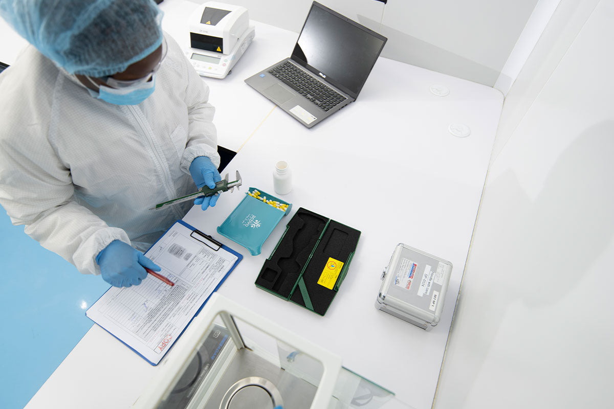 Sampling and auditing inside the IPS manufacturing facility