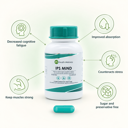 IPS Mind product and benefits — no-heading design