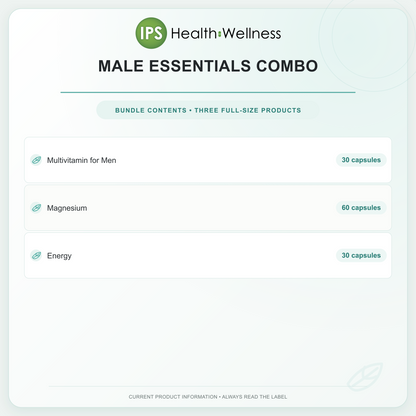 Male Essentials Combo bundle contents