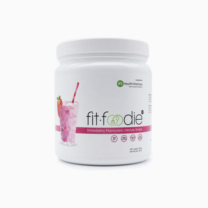 IPS Fit Foodie Strawberry Flavoured Lifestyle Shake tub